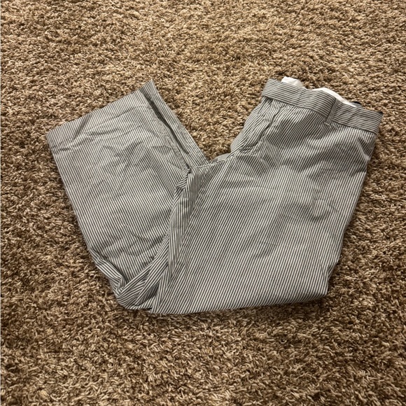 GAP Black and White Striped Chinos - Picture 1 of 3